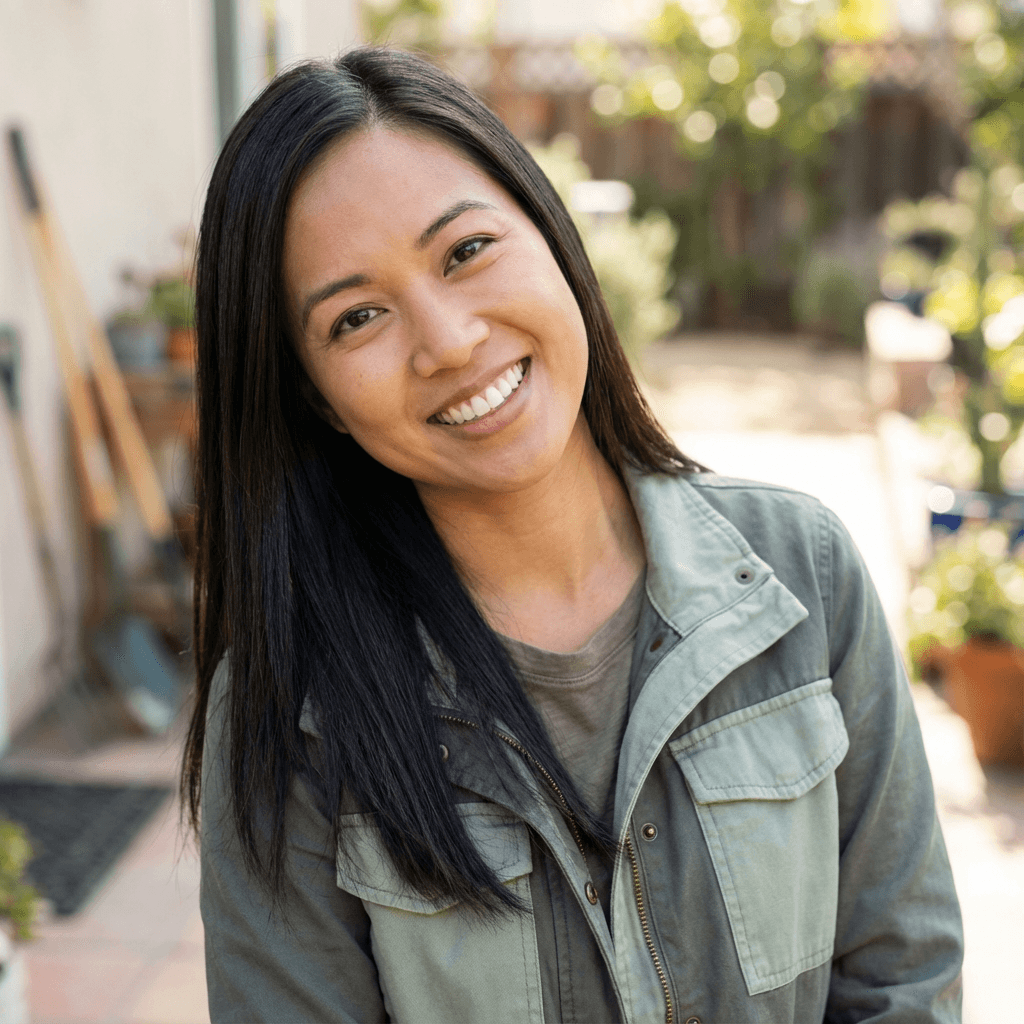 Female care manager in her early 40s, White, warm professional demeanor suitable for healthcare